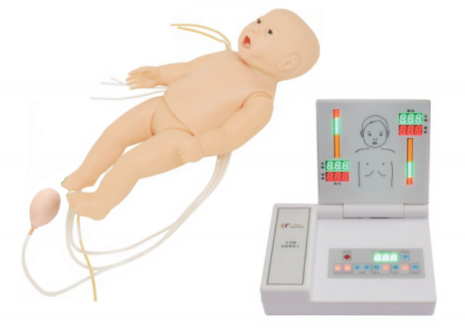  Full-functional Infant Nursing Manikin (Nursing, CPR, Auscultation, Defibrillation and Pacing, ECG)